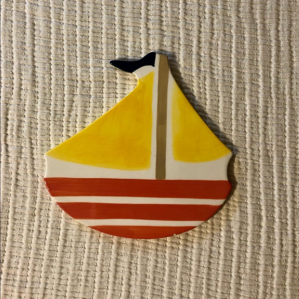 Coton Colors / Happy Everything Large Sailboat